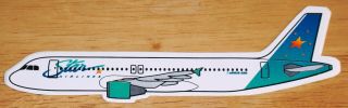 Old Star Airlines (france) Airbus A320 Airline Sticker