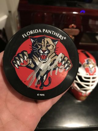 Pavel Bure Florida Panthers Autographed Hockey Puck