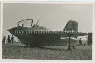 Captured German Messerschmitt Me163b Komet 191659 White Waltham Photo,  Hc368