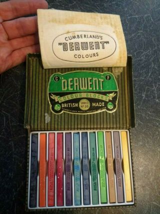 Vintage Set Derwent Colour Blocks