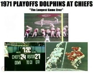 1971 Playoffs Miami Dolphins At Kansas City Chiefs Dvd Classic