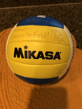 Misty May Treanor Signed Volleyball Dream In Gold