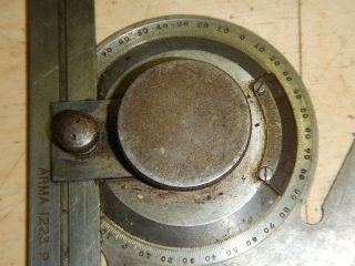 VINTAGE BROWN AND SHARPE B&S MACHINIST PROTRACTOR NO.  495 2