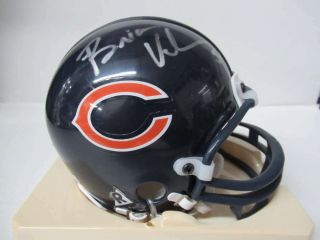 Brian Urlacher Signed Auto Autograph Chicago Bears Mini Helmet Jsa Cl081