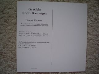GRACIELA RODO BOULANGER - Large Vintage Postcard 
