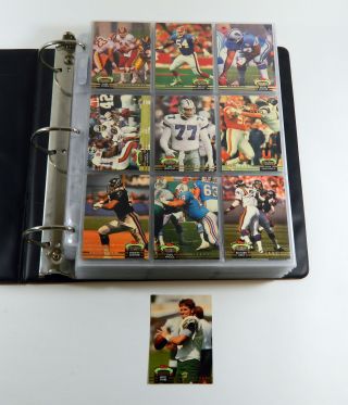 1992 Stadium Club Football Set With High Numbers In Binder (700) Nm/mt Favre