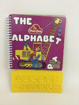The Playdoh Alphabet Book Press Kenner Parker Toys Vintage 1989 80s Toy