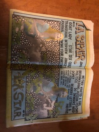 Vintage 1976 La Star 112 Finger 17 Unauthorized Adult Erotica Porn Newspaper