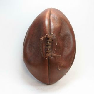 Aldershot J.  Salter & Son Vintage Leather Rugby Sports Foot Ball,  England