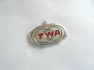 Cool Vintage Twa Trans World Airlines Advertising Premium Charm For Bracelet