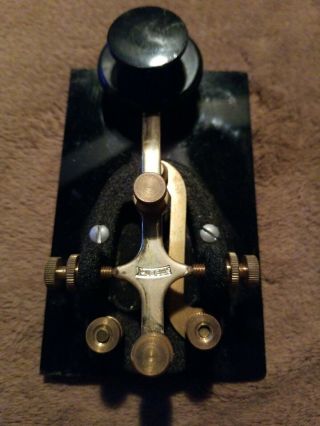 Vintage Speed - X Telegraph Key Ham Radio Morse Code
