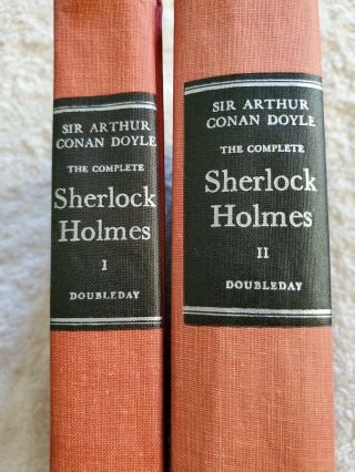 The Complete Sherlock Holmes by Sir Arthur Conan Doyle,  2 Volumes 1930 Doubleday 2