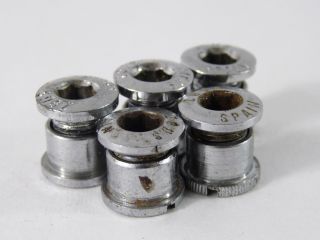 Zeus Chainring Bolt Set Made In Spain For Doubles Vintage Road Bike 3