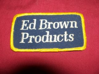 Ed Brown Products Patch Colt 1911.  45 Auto Shooting Gun Pistol Cap Hat Jacket