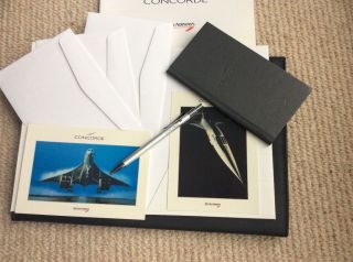 Rare Authentic Concorde Memorabilia Personal In - flight pack/ folder 2