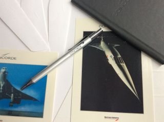 Rare Authentic Concorde Memorabilia Personal In - flight pack/ folder 3