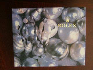 Vintage Early Rolex Outer Box With Shells Or Pearls