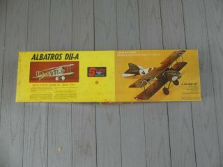 Vintage Sterling Models Albatros Dii - A Balsa Wood Model Airplane Kit,  Nib