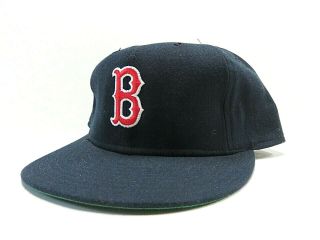 Vtg Era Boston Red Sox Mlb Baseball Fitted Hat Adult Size 7 3/4 Made In Usa