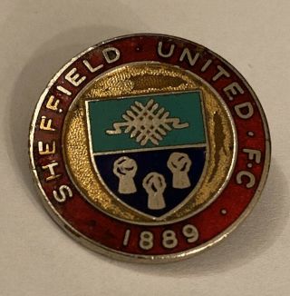 Sheffield United Old Vintage Collectable Football Club Enamel Pin Badge