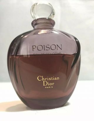 Vintage Poison Christian Dior Eau De Toilette 3.  4 Fl Oz 100ml Splash 75 Full