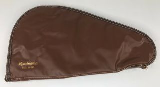 Vintage Remington Model Xp - 100 Brown Factory Zipper Bag Pouch