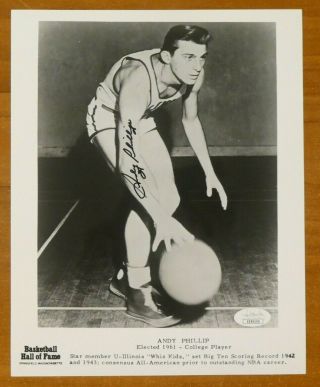 Andy Phillips Signed 8x10 Basketball Photo With Jsa