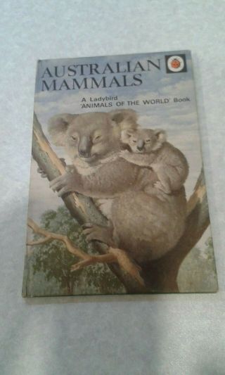 Retro Ladybird Book Series 691 Animals Of World Australian Mammals C 1970
