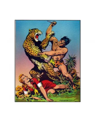 Tarzan Of The Apes Burne Hogarth Vintage 40 