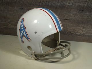 Vintage 1980 Rawlings Houston Oilers Hnfl Medium Youth Football Helmet