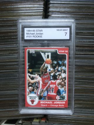 1984 - 85 Star Michael Jordan Rookie Card 101 -