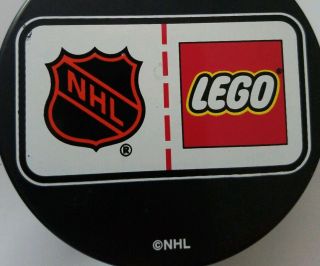 NHL NATIONAL HOCKEY LEAGUE / LEGO LAND INGLASCO OFFICIAL PUCK MADE IN SLOVAKIA 2