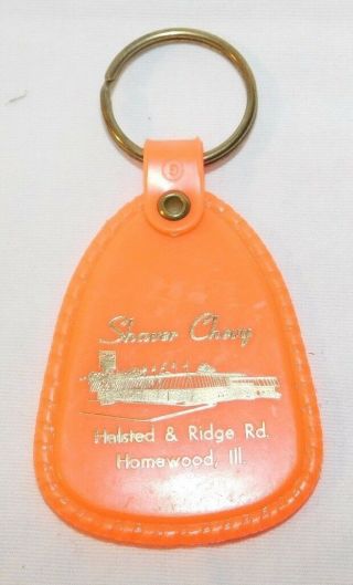 Vintage Shaver Chevy Chevrolet Car Dealership Homewood Il Advertising Keychain