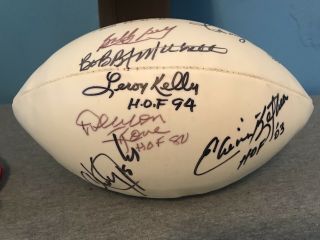 Official Wilson Nfl Football Autographed By 9 & Some Hall Of Fame Nfl Players