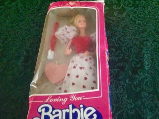 Vintage 1983 Loving You Barbie Doll With Accessories And Box