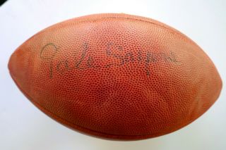 Gale Sayers Signed Nfl Authentic Game Ball " The Duke " With Box