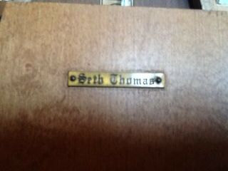 Vintage Seth Thomas Metronome 10 Maple Wood & Brass E873 - 007 1103 2