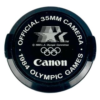 Canon 52mm Eos Ef Fd 1984 Olympics Lens Cap Logo Los Angeles Vintage