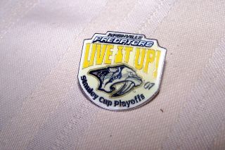 Vintage Nashville Predators Stanley Cup Playoffs Hat Pin Nhl Live It Up 2007