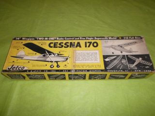 Vintage Jetco Models Cessna 170 R/c Or - Flight Balsa Kit
