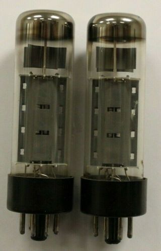 Vintage Pair Rft Siemens German El34 Vacuum Tubes