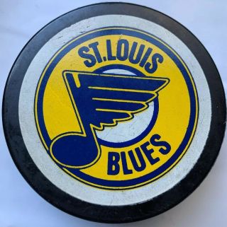 St.  Louis Blues Vintage Nhl Viceroy Mfg.  Made In Canada Game Puck