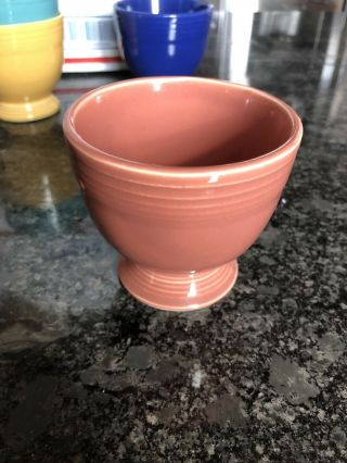 Vintage Fiesta Rose Egg Cup