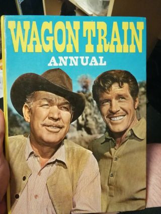 Wagon Train Annual 1959 Rare Tv Series Wild West Cowboy Americans Unclipped