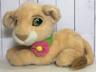 Mattel Vintage 1993 Disney The Lion King Purring Nala Plush With Flower Collar