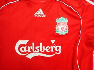 L46 2006 - 08 Liverpool Home Shirt Vintage Football Gerrard Jersey Medium 2