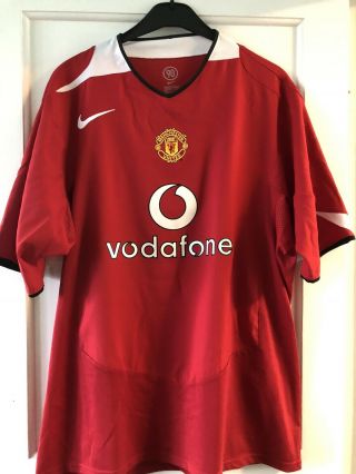 Vintage Nike Manchester United Football Shirt Xxl