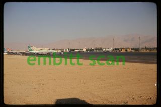 Slide Pia Pakistan International Airlines Boeing 720 Airport Scene 1972