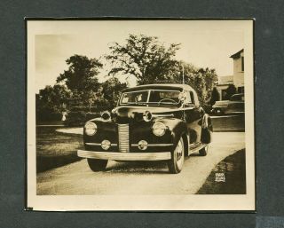 Vintage Car Photo 1941 Ford Convertible Custom Hot Rod Altered Photograph 389019
