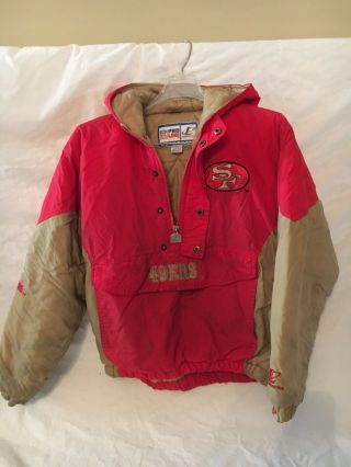Vintage Nfl Pro Line San Francisco 49ers Jacket 14/16 Large Child